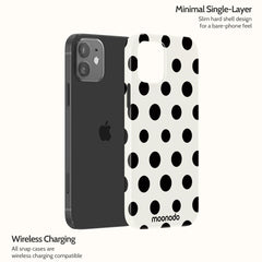 Ebony Polka - iPhone 12 Case
