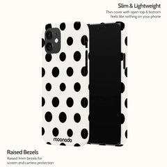 Ebony Polka - iPhone 12 Case