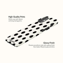 Ebony Polka - iPhone 12 Case