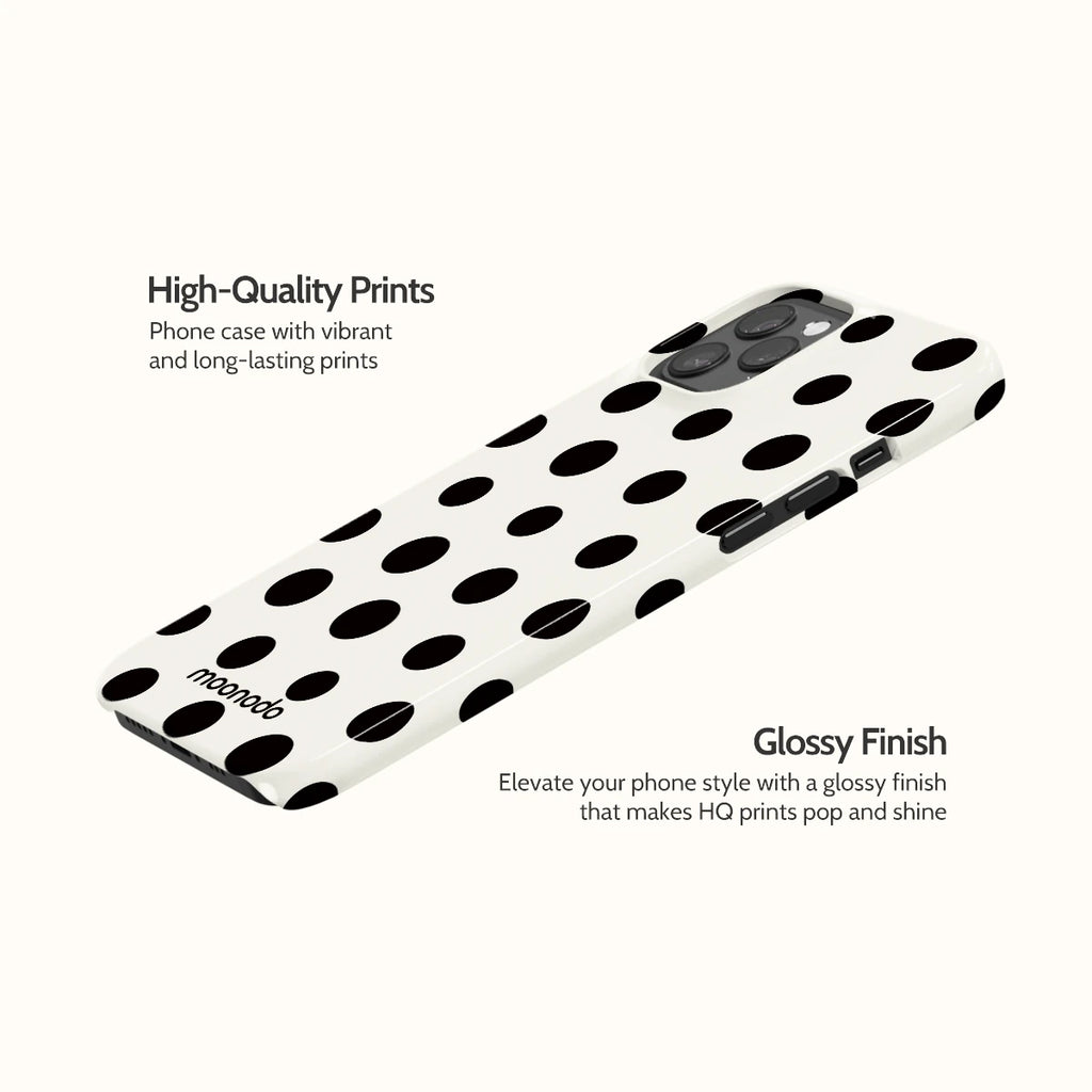 Ebony Polka - iPhone 12 Pro Max Case