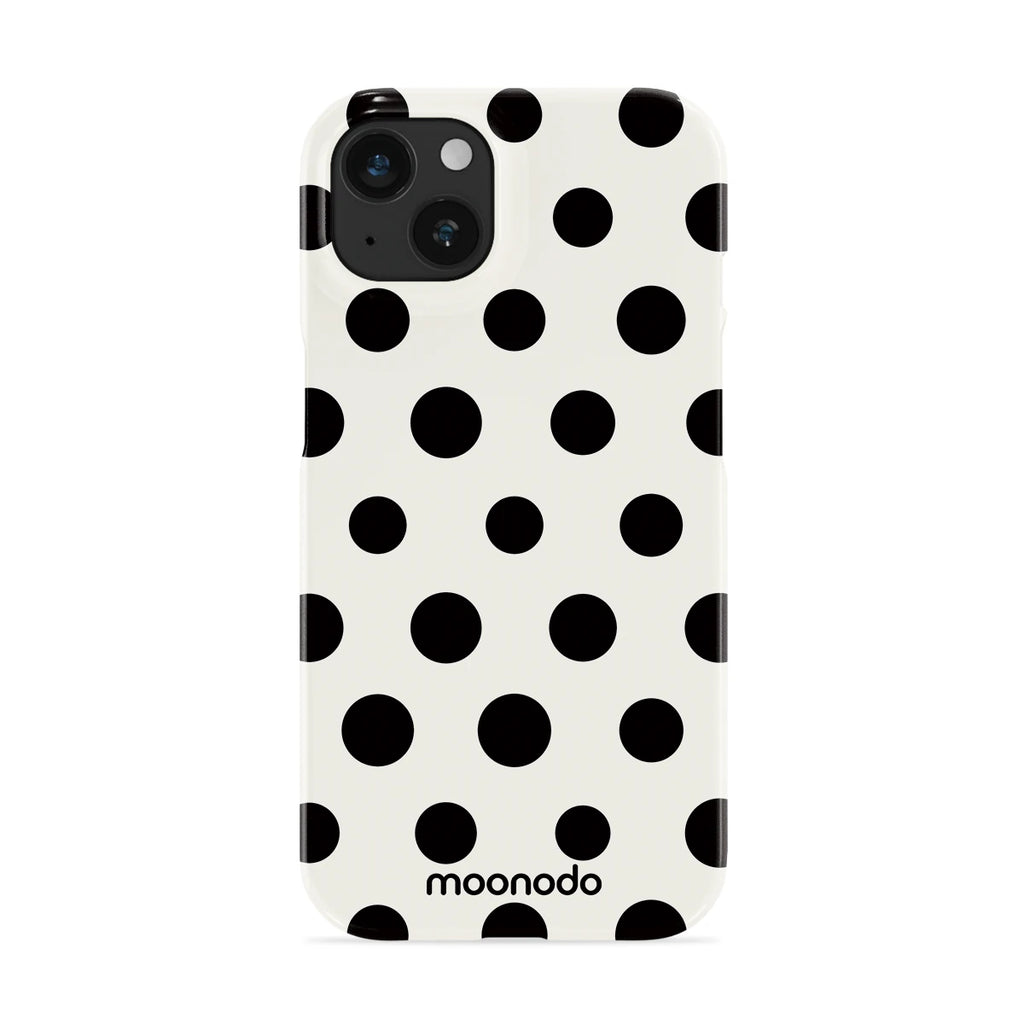 Ebony Polka - iPhone 13 Case