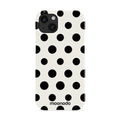 Ebony Polka - iPhone 13 Case