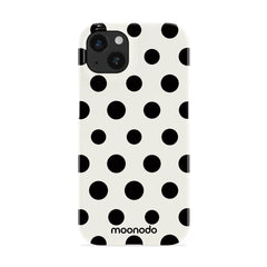 Ebony Polka - iPhone 13 Case