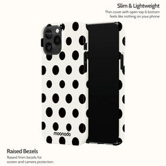 Ebony Polka - iPhone 13 Pro Max Case