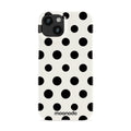 Ebony Polka - iPhone 14 Case