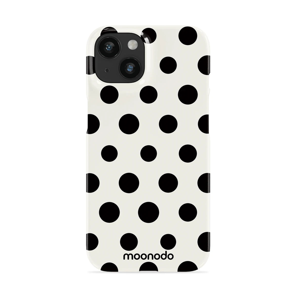 Ebony Polka - iPhone 14 Case
