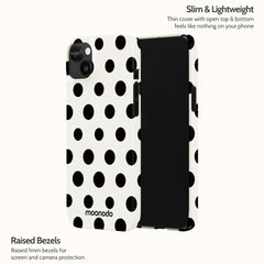 Ebony Polka - iPhone 14 Plus Case