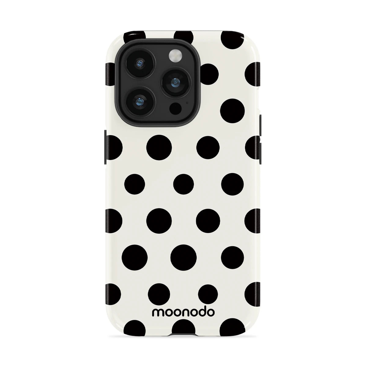 Ebony Polka - iPhone 14 Pro Case