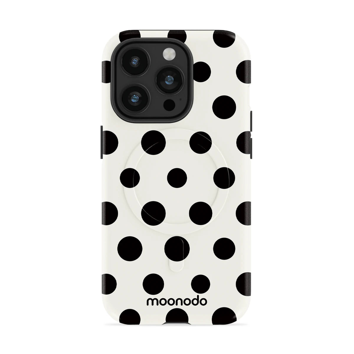 Ebony Polka - iPhone 14 Pro Case