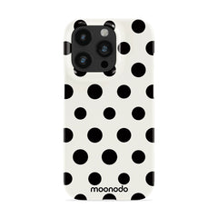 Ebony Polka - iPhone 14 Pro Case