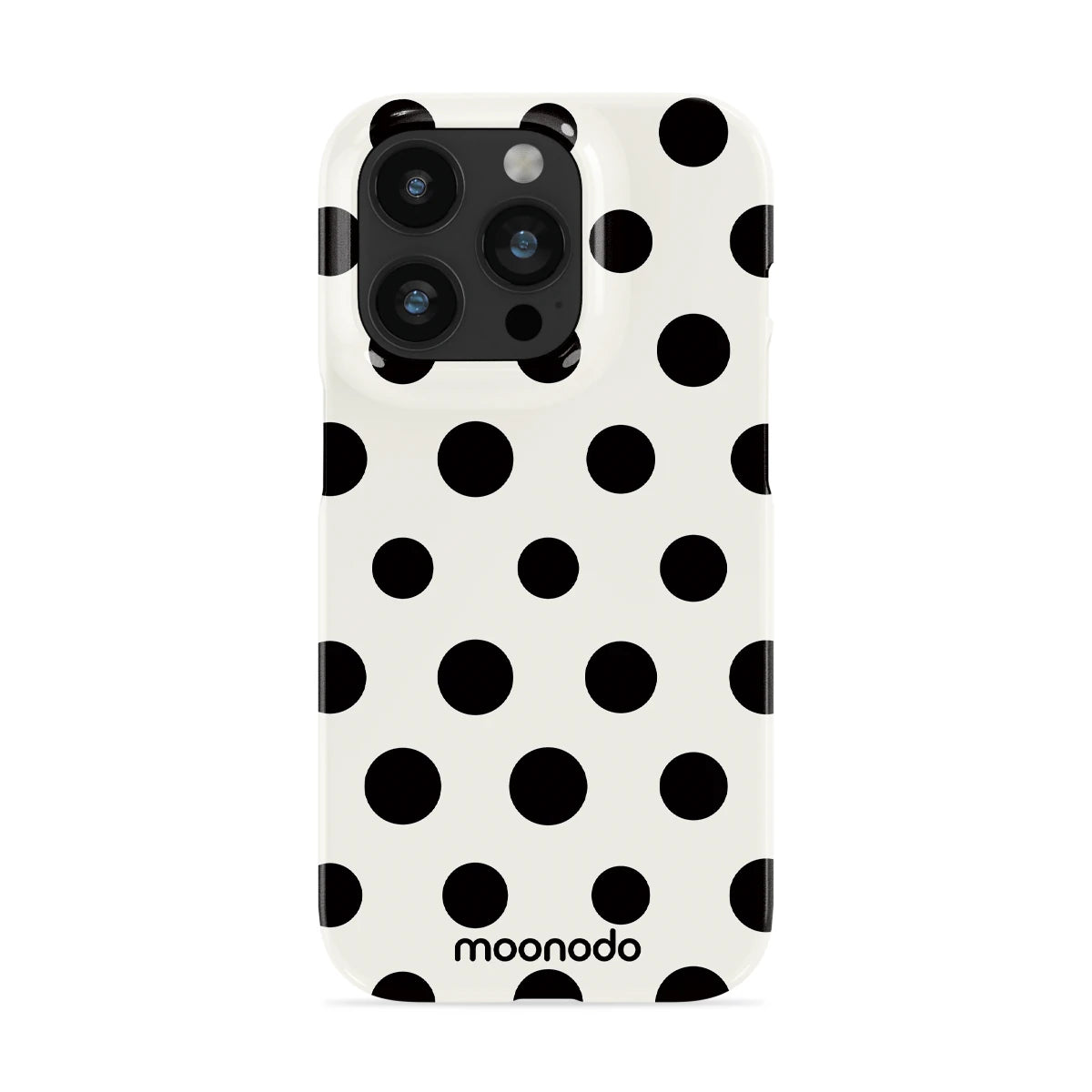 Ebony Polka - iPhone 14 Pro Case