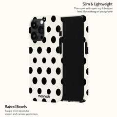 Ebony Polka - iPhone 14 Pro Case