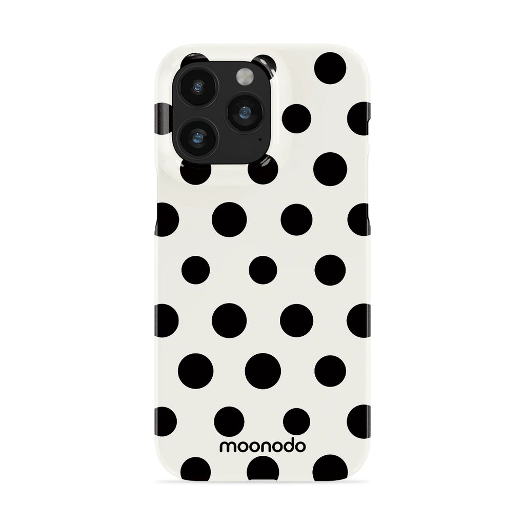Ebony Polka - iPhone 14 Pro Max Case