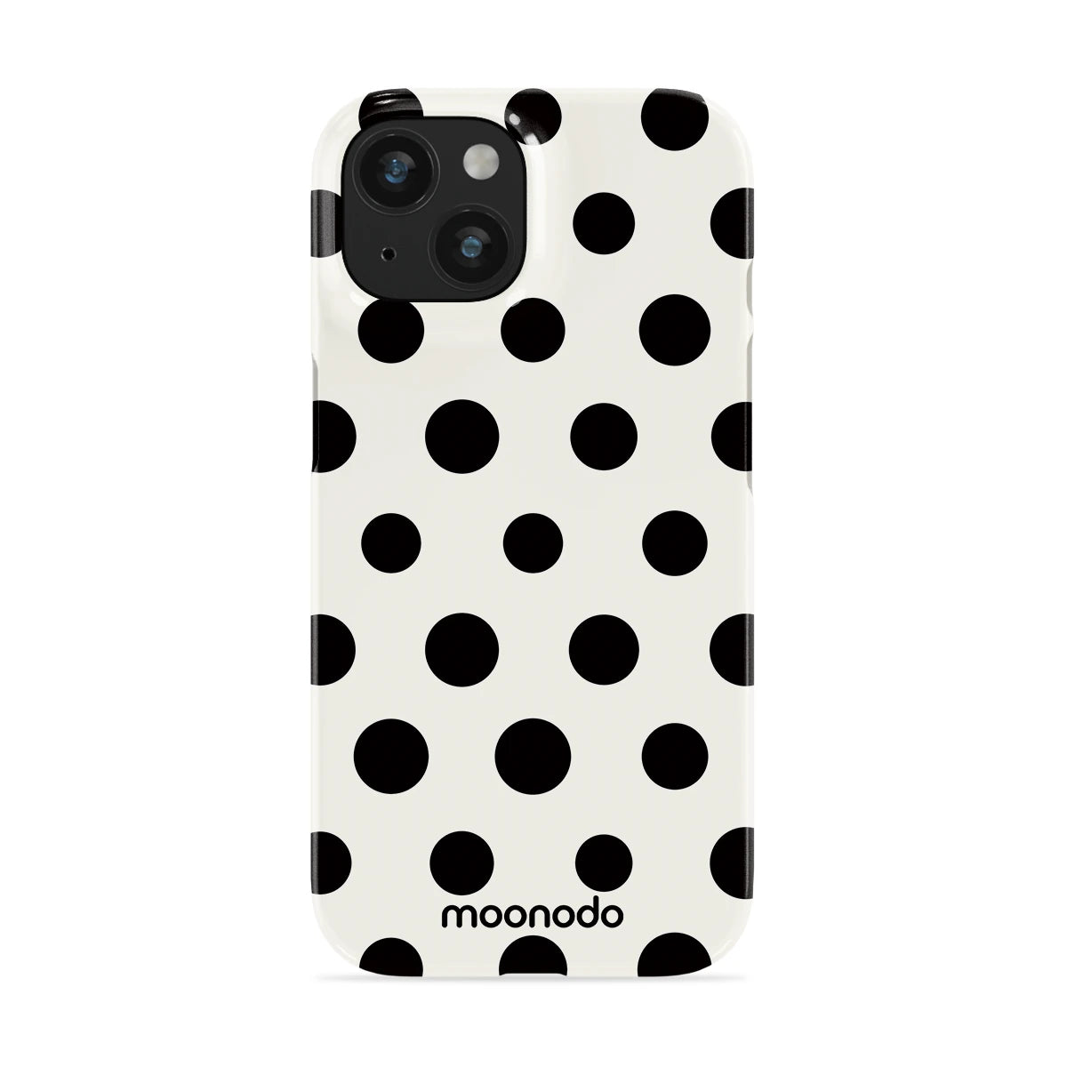 Ebony Polka - iPhone 15 Case