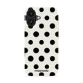 Ebony Polka - iPhone 16 Case