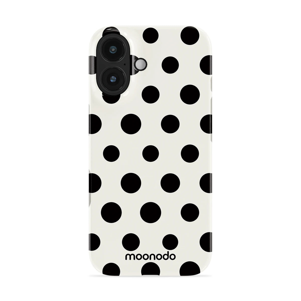 Ebony Polka - iPhone 16 Case