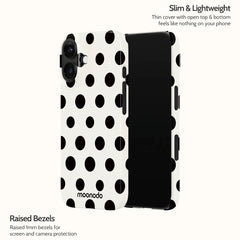 Ebony Polka - iPhone 16 Case