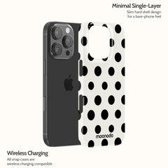 Ebony Polka - iPhone 16 Pro Case