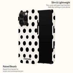 Ebony Polka - iPhone 16 Pro Case