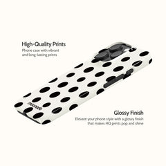Ebony Polka - iPhone 16 Pro Case