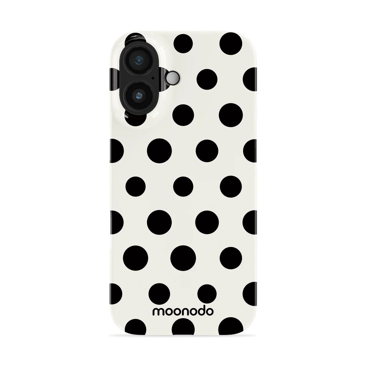 Ebony Polka - iPhone 17 Case