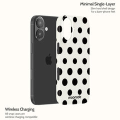 Ebony Polka - iPhone 17 Case