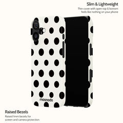 Ebony Polka - iPhone 17 Case