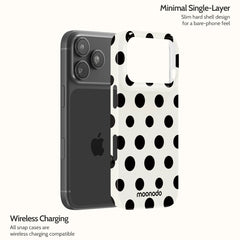 Ebony Polka - iPhone 17 Pro Case