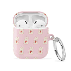 Rosy Bunny - AirPods 1 & 2 Case