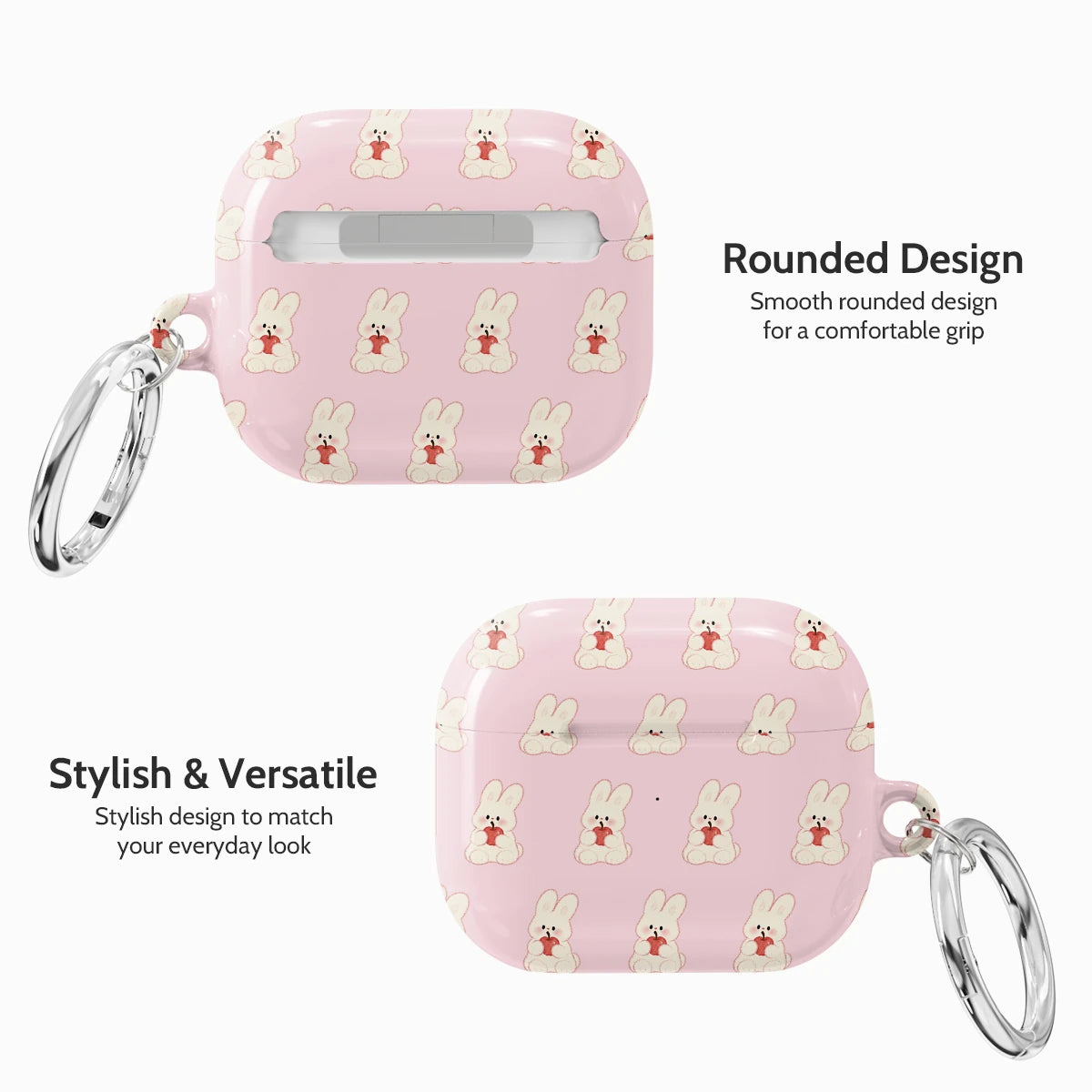 Rosy Bunny - AirPods 3 Case