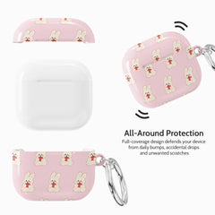 Rosy Bunny - AirPods 4 Case