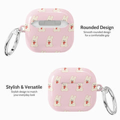 Rosy Bunny - AirPods 4 Case