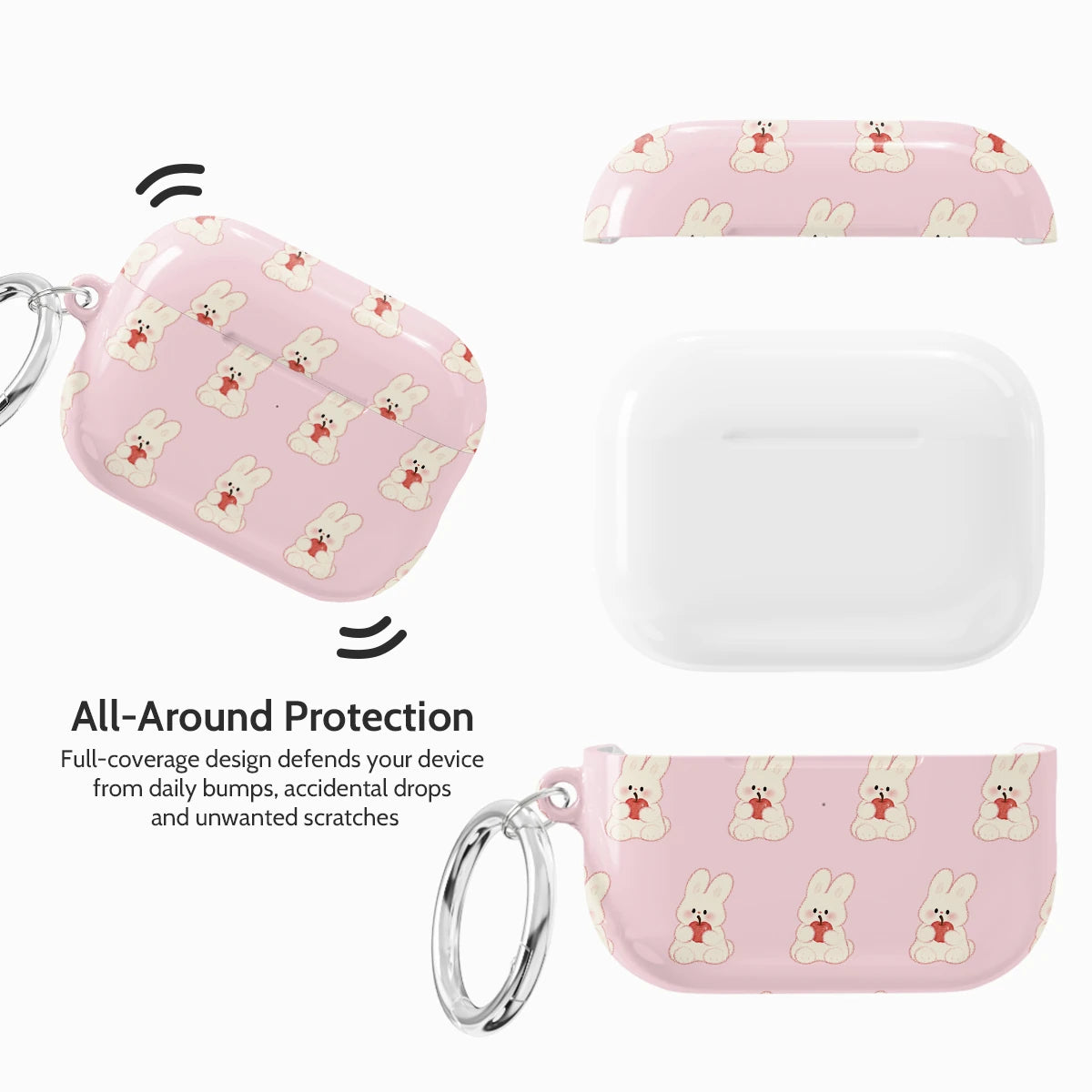 Rosy Bunny - AirPods Pro 3 Case