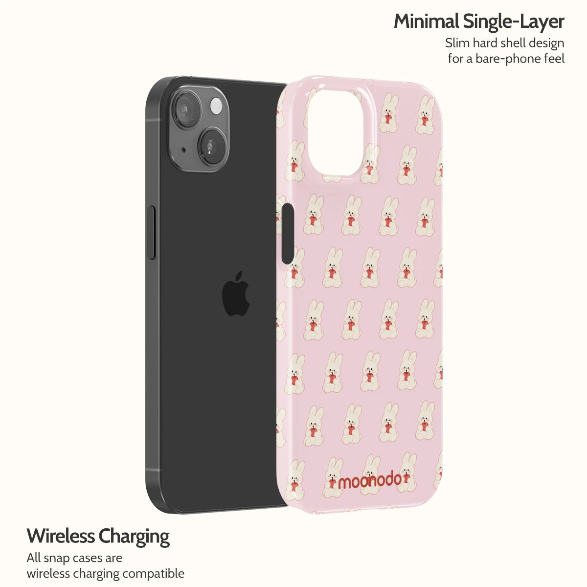 Rosy Bunny - iPhone 13 Case