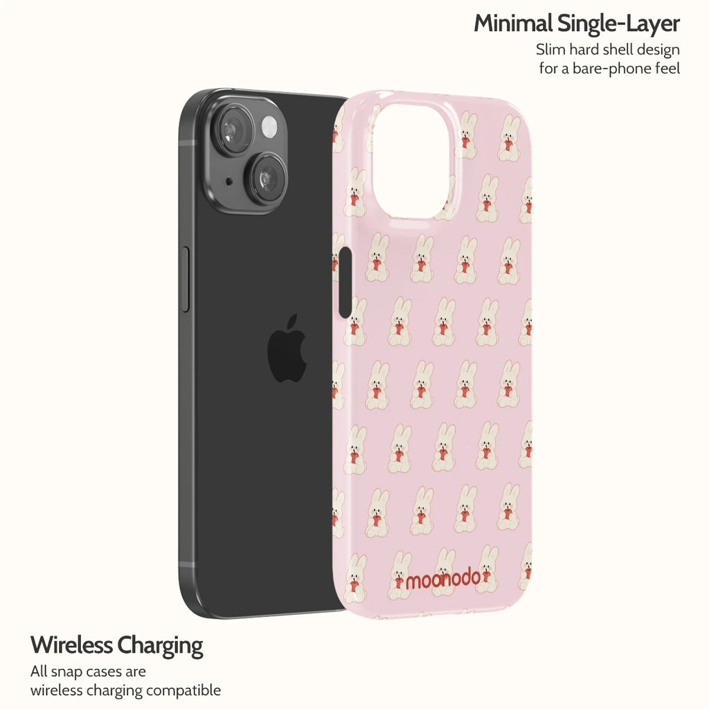 Rosy Bunny - iPhone 15 Case