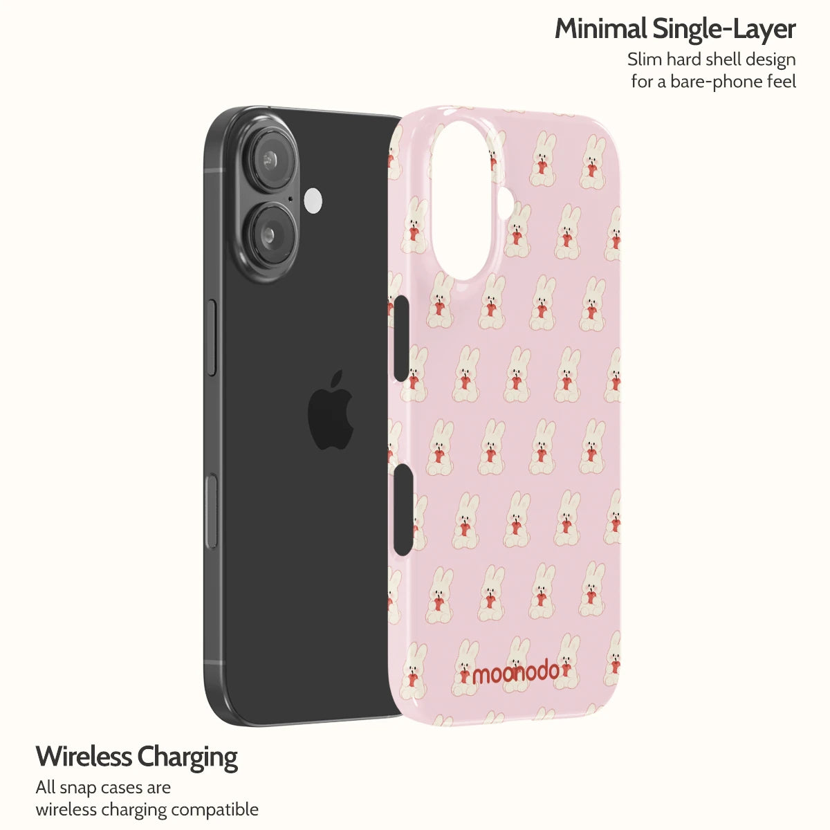 Rosy Bunny - iPhone 16 Case