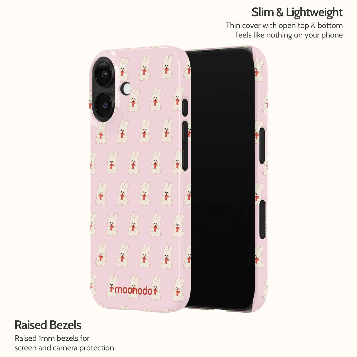 Rosy Bunny - iPhone 16 Case