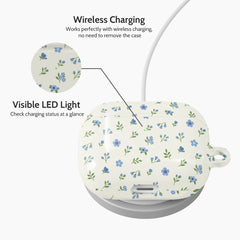 Periwinkle Sprigs - AirPods 3 Case