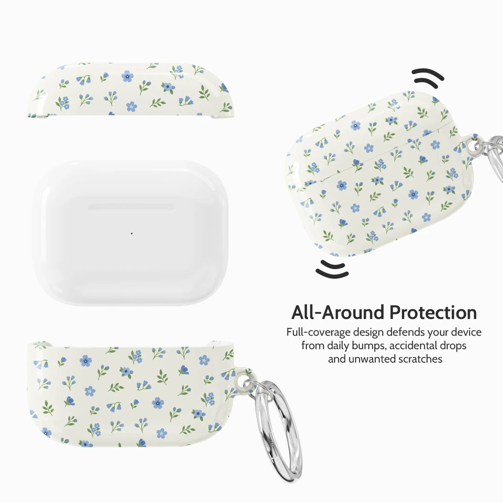 Periwinkle Sprigs - AirPods Pro 1 Case