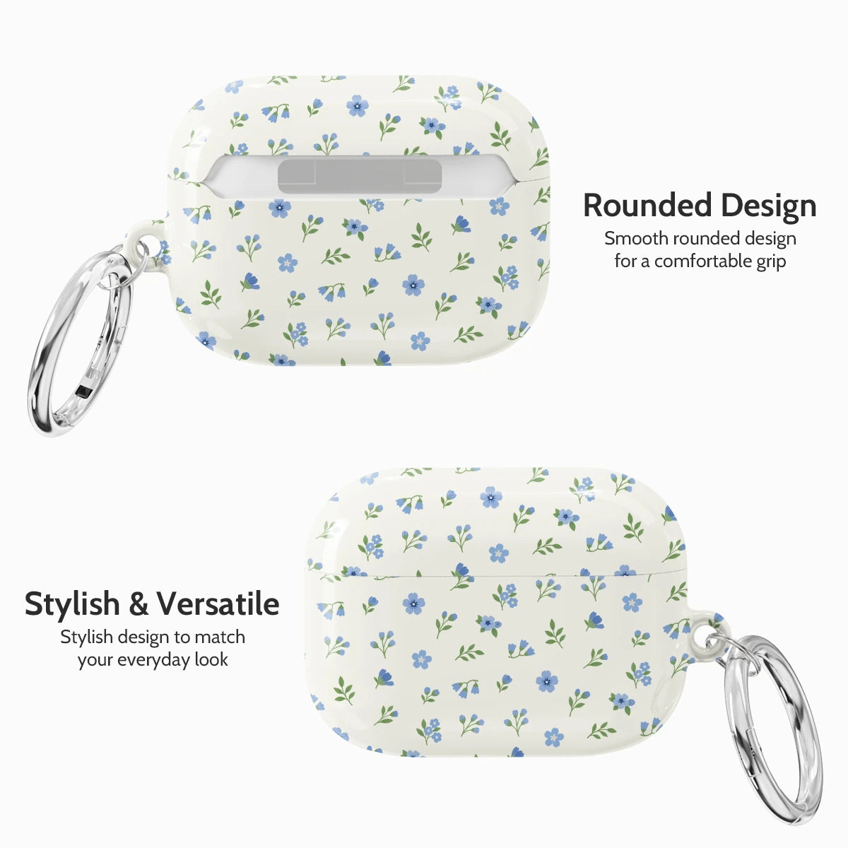 Periwinkle Sprigs - AirPods Pro 1 Case