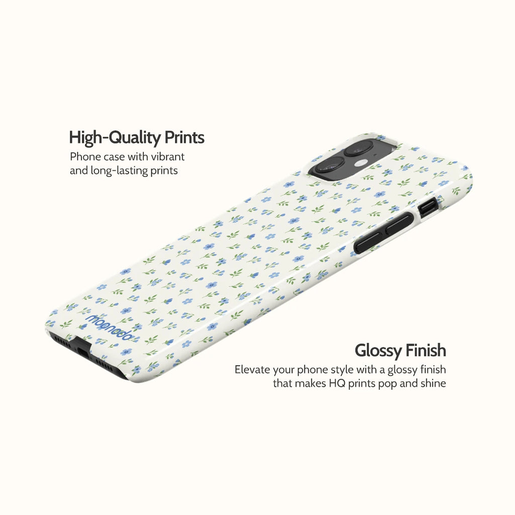 Periwinkle Sprigs - iPhone 11 Case