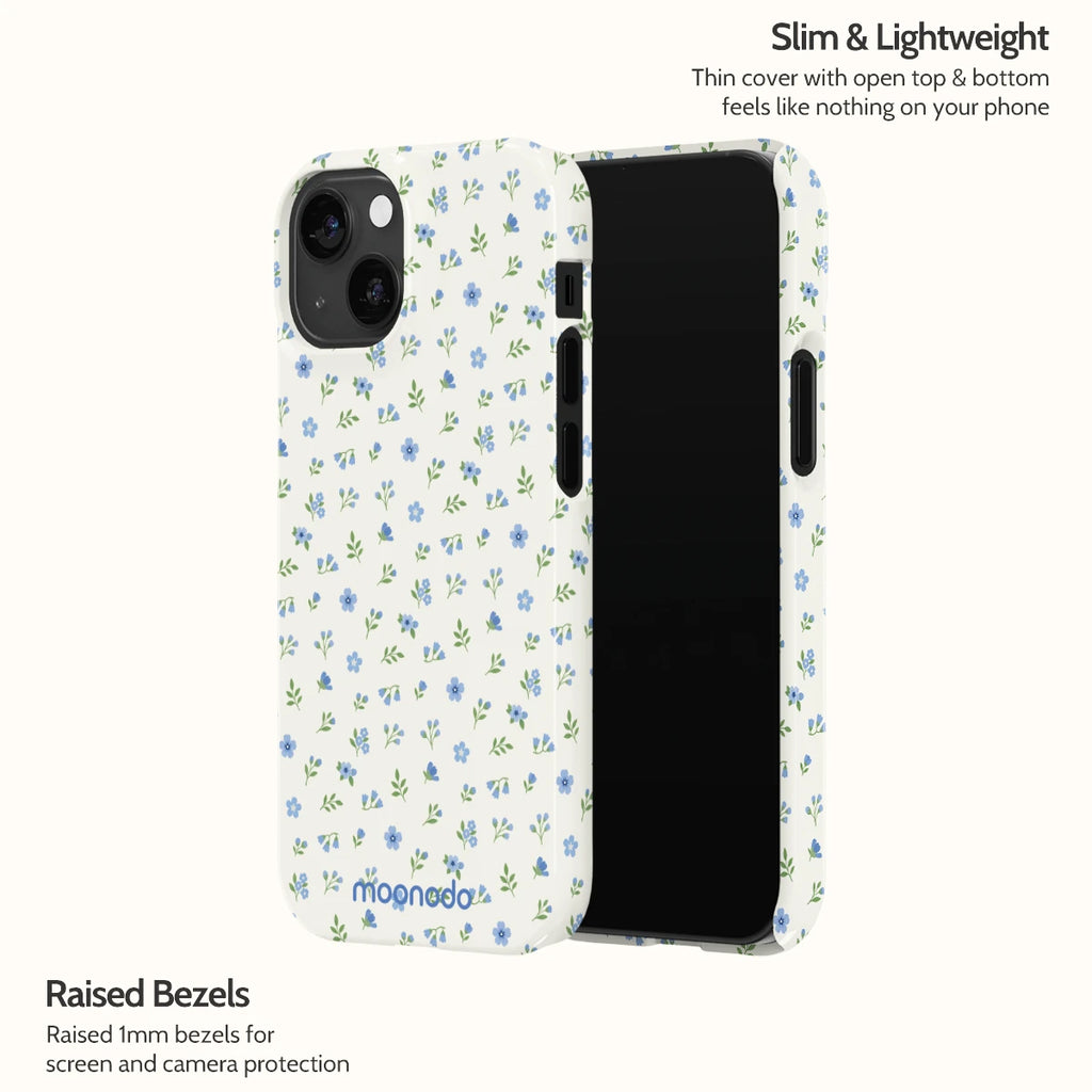 Periwinkle Sprigs - iPhone 13 Mini Case