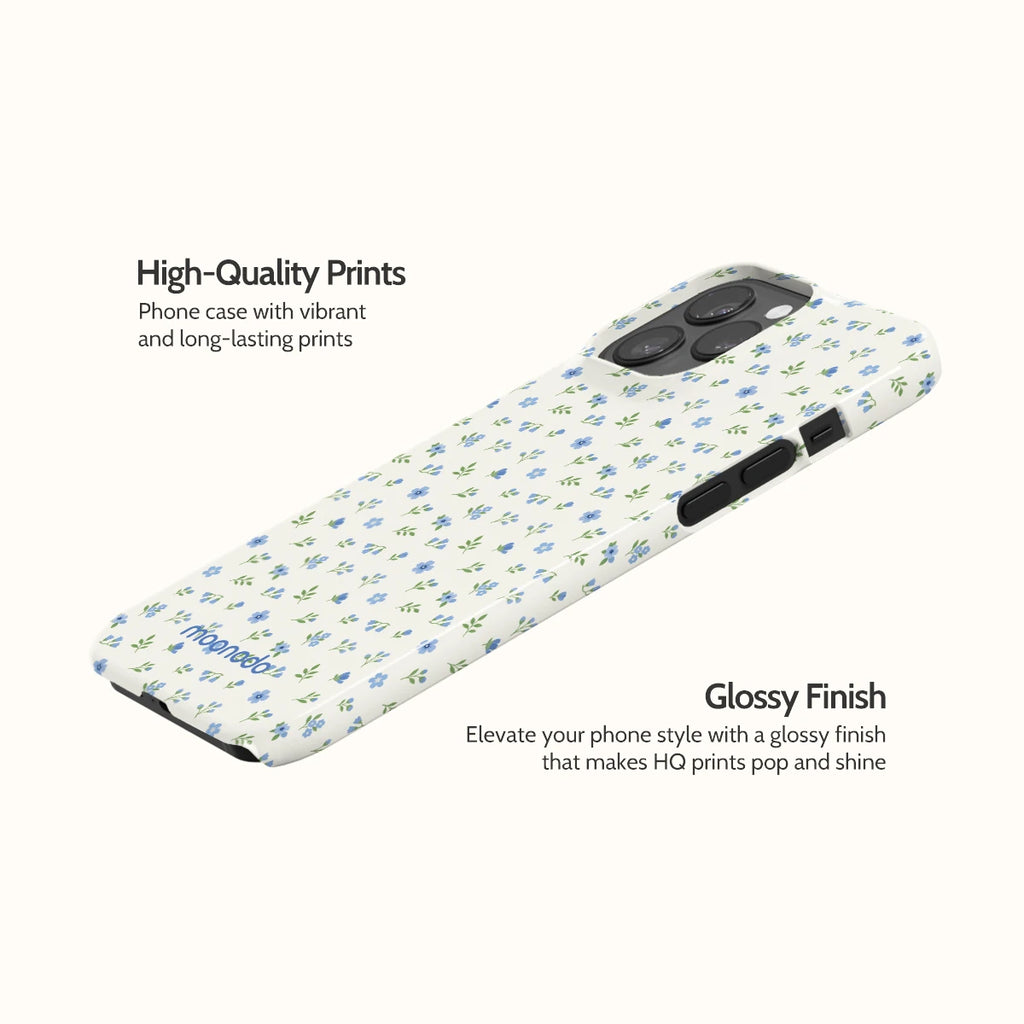 Periwinkle Sprigs - iPhone 13 Pro Max Case
