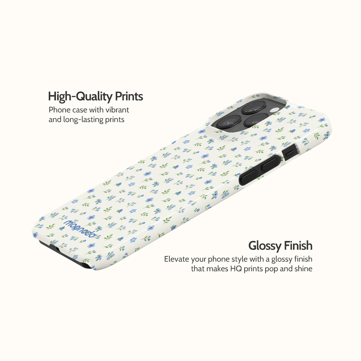 Periwinkle Sprigs - iPhone 13 Pro Max Case