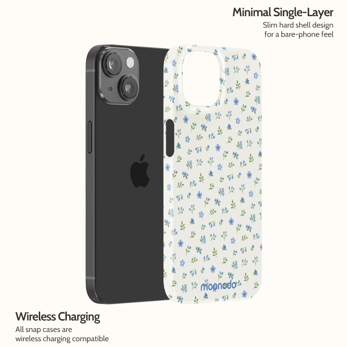 Periwinkle Sprigs - iPhone 14 Case