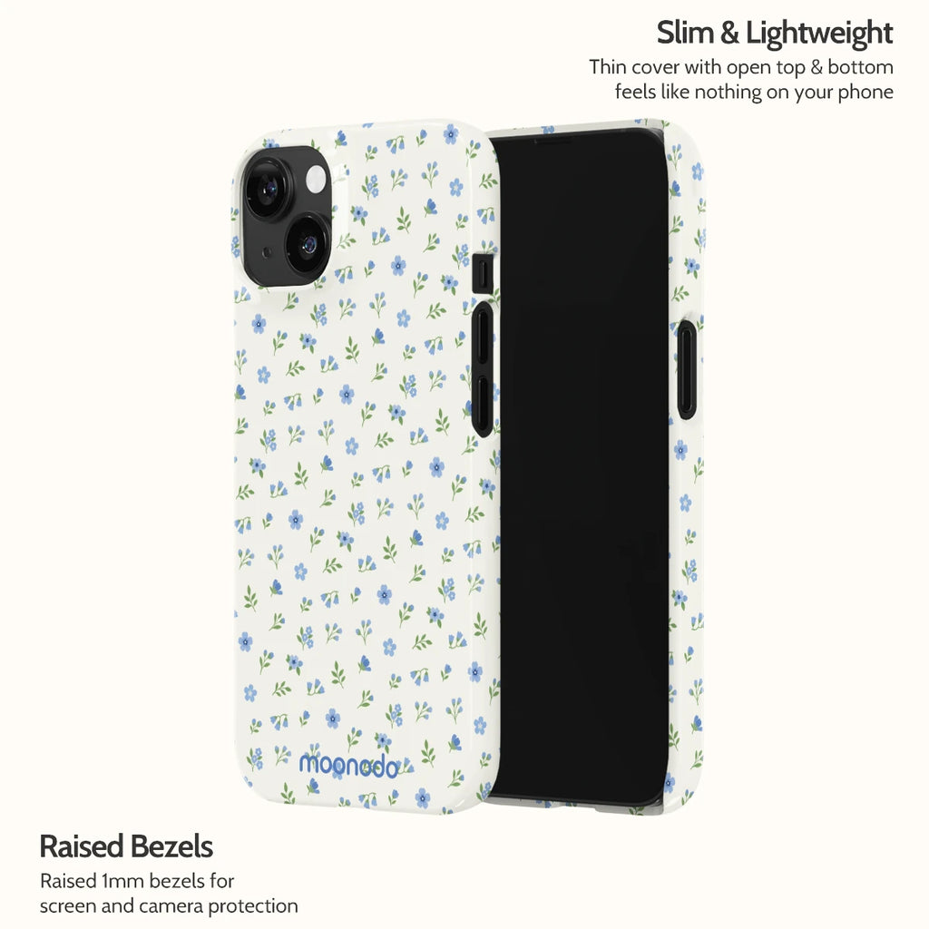 Periwinkle Sprigs - iPhone 14 Case