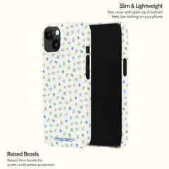 Periwinkle Sprigs - iPhone 14 Case