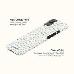 Periwinkle Sprigs - iPhone 14 Case