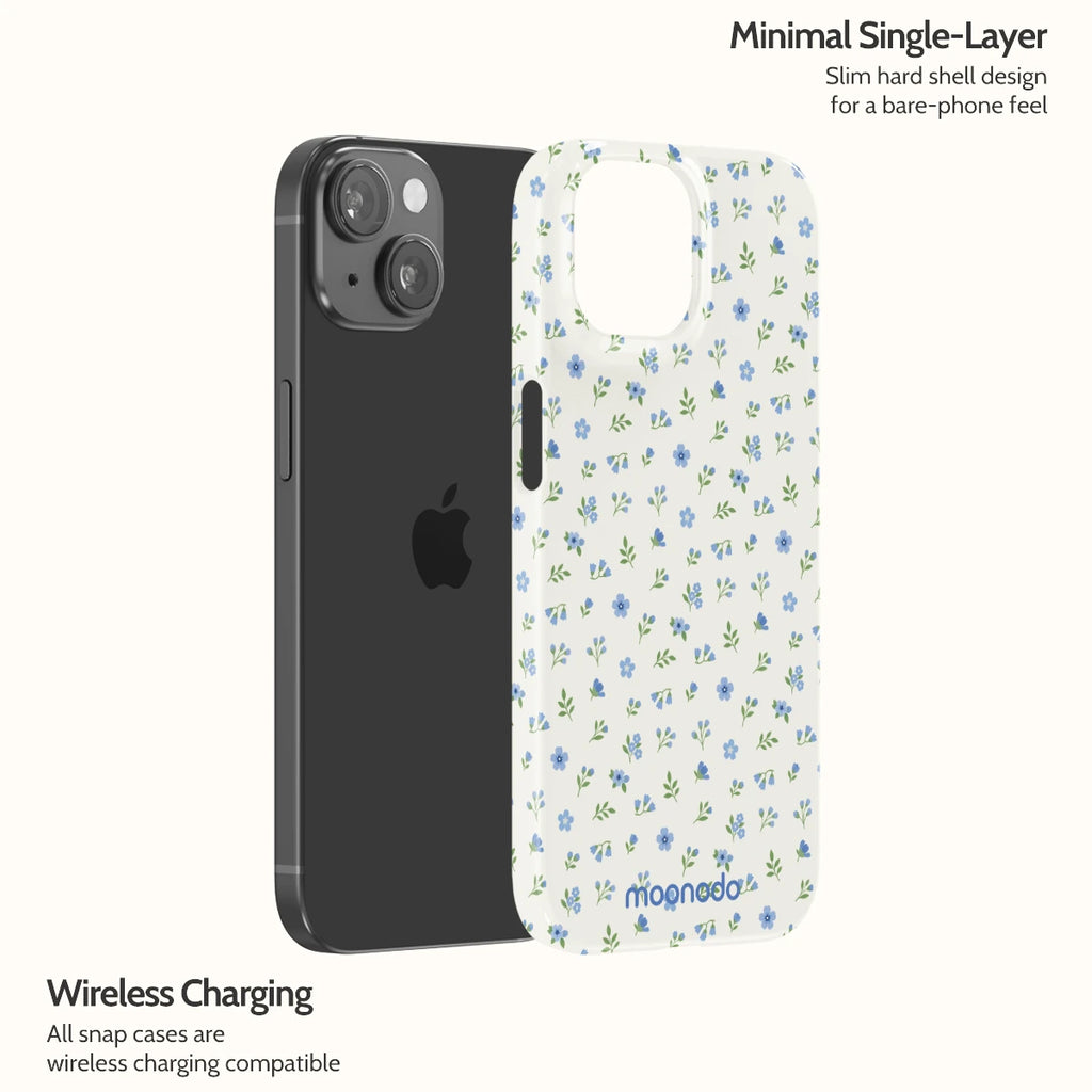 Periwinkle Sprigs - iPhone 15 Case