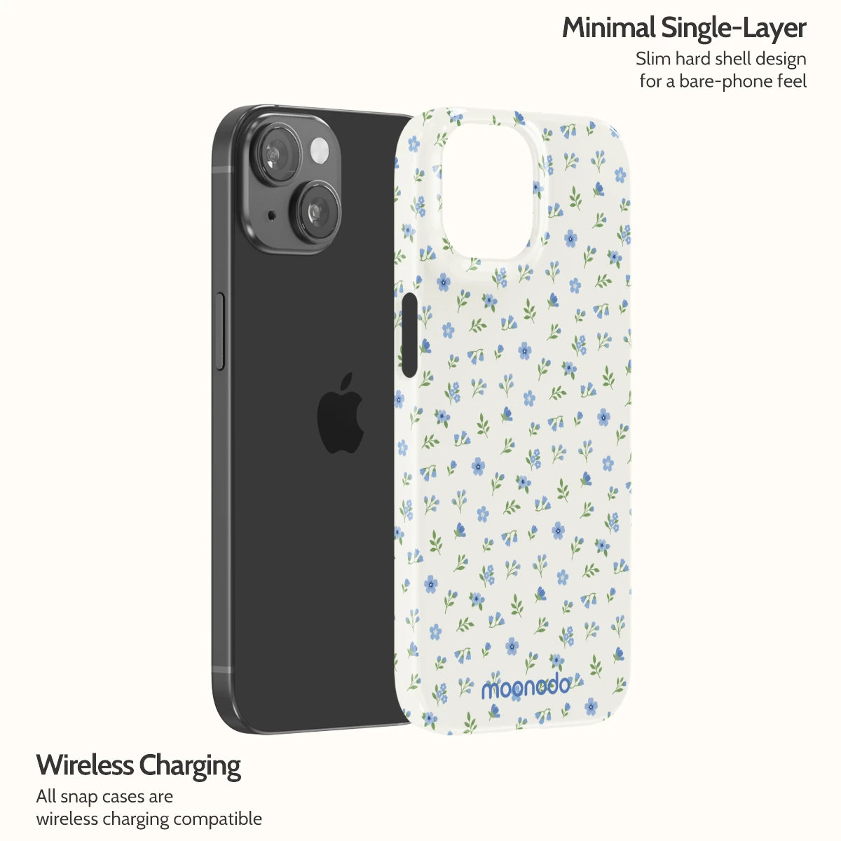 Periwinkle Sprigs - iPhone 15 Case
